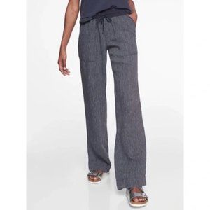 ATHLETA Stripe Bali Linen Trousers